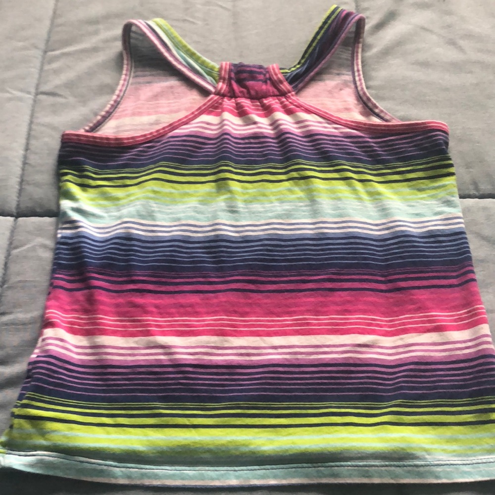 Girls tank top with criss cross on the back